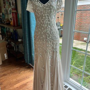 Adrianna Papell beaded gown